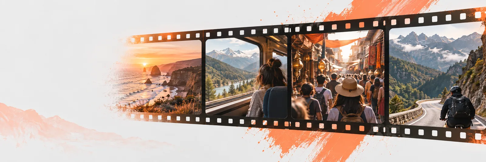 Arbeitsbereich für die Videobearbeitung mit einem in Segmente unterteilten Clip